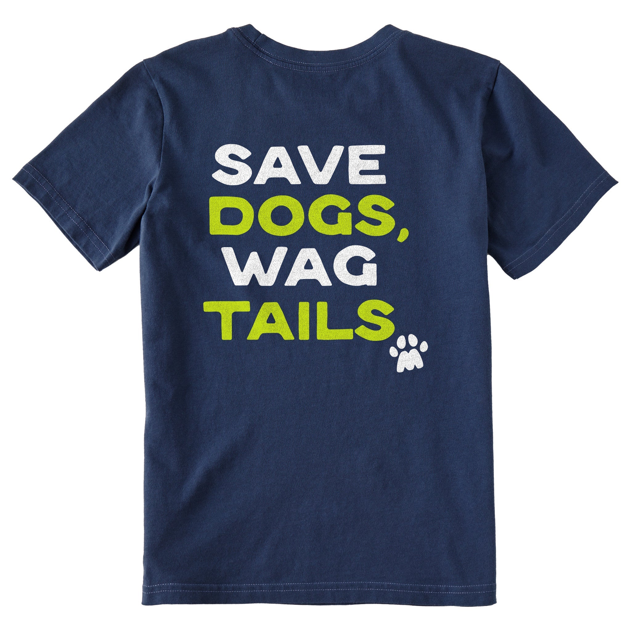 Save Dogs, Wag Tails Kids Tee