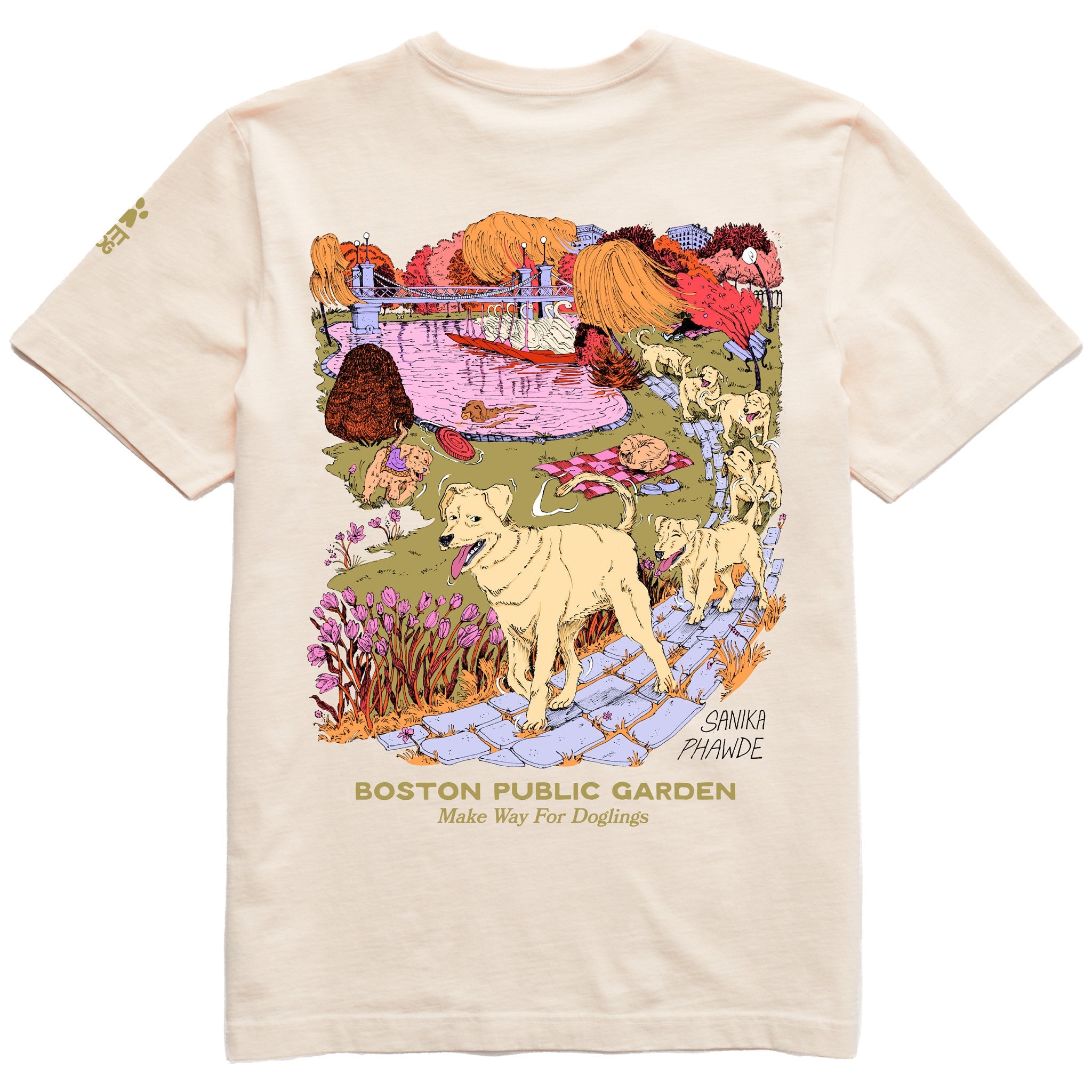 Pups in the Park: Boston Public Garden Tee