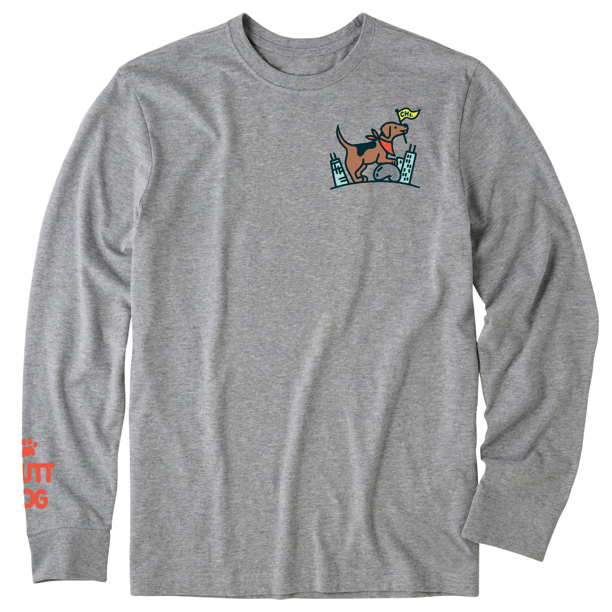 PAWS Chicago x Mutt Dog Long Sleeve Tee