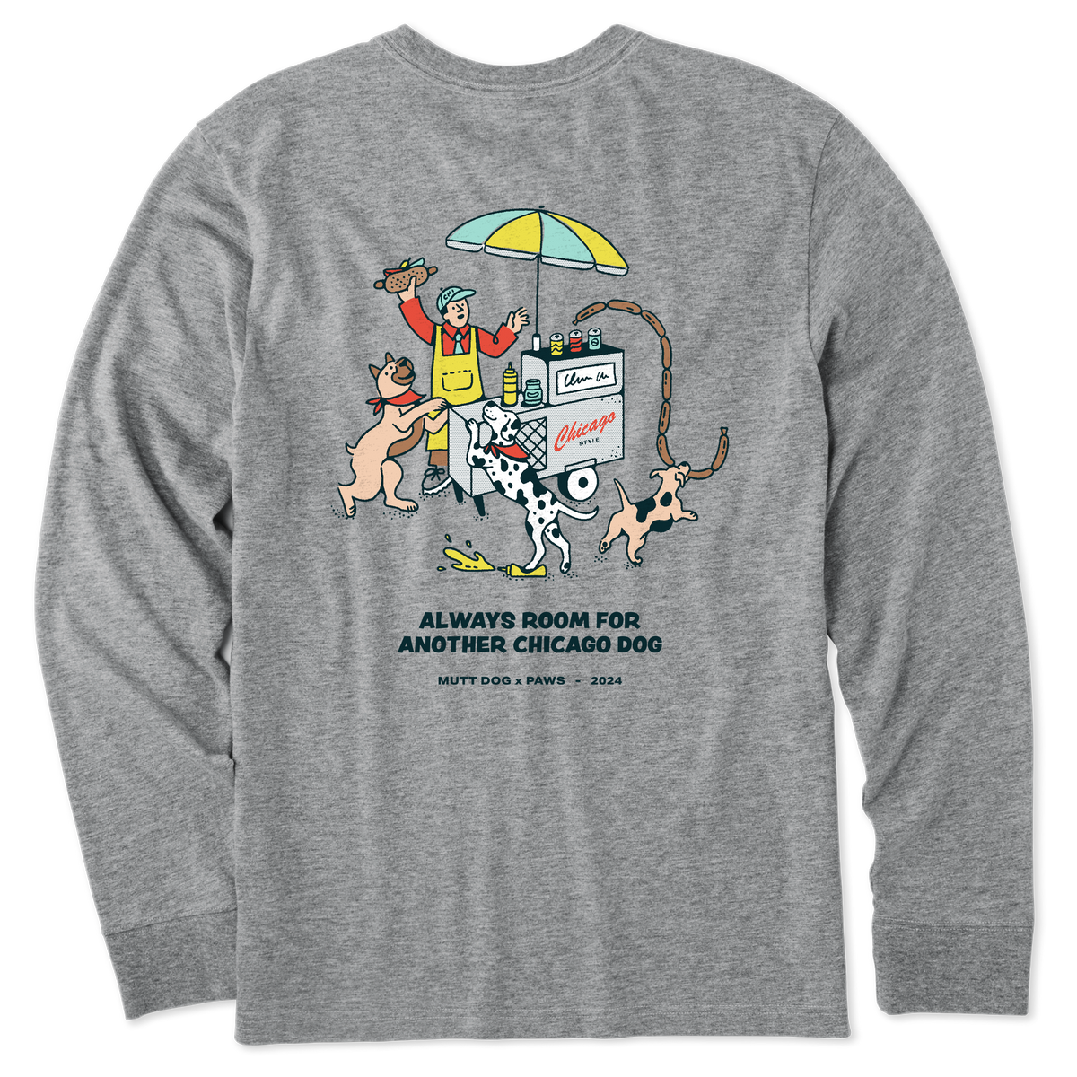 Paws x The Mutt Dog Long Sleeve T-Shirt