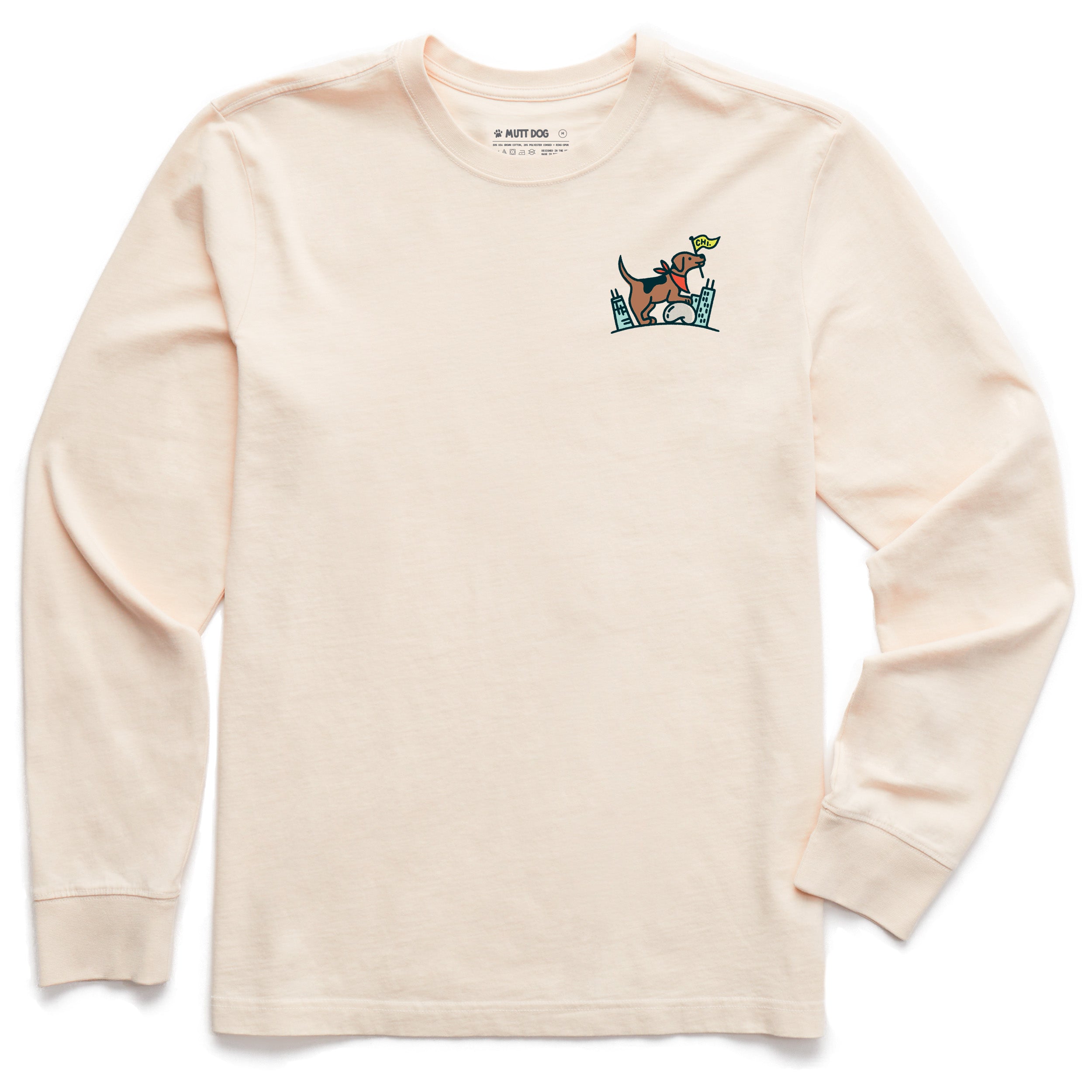 Paws Chicago x Mutt Dog Long Sleeve Tee