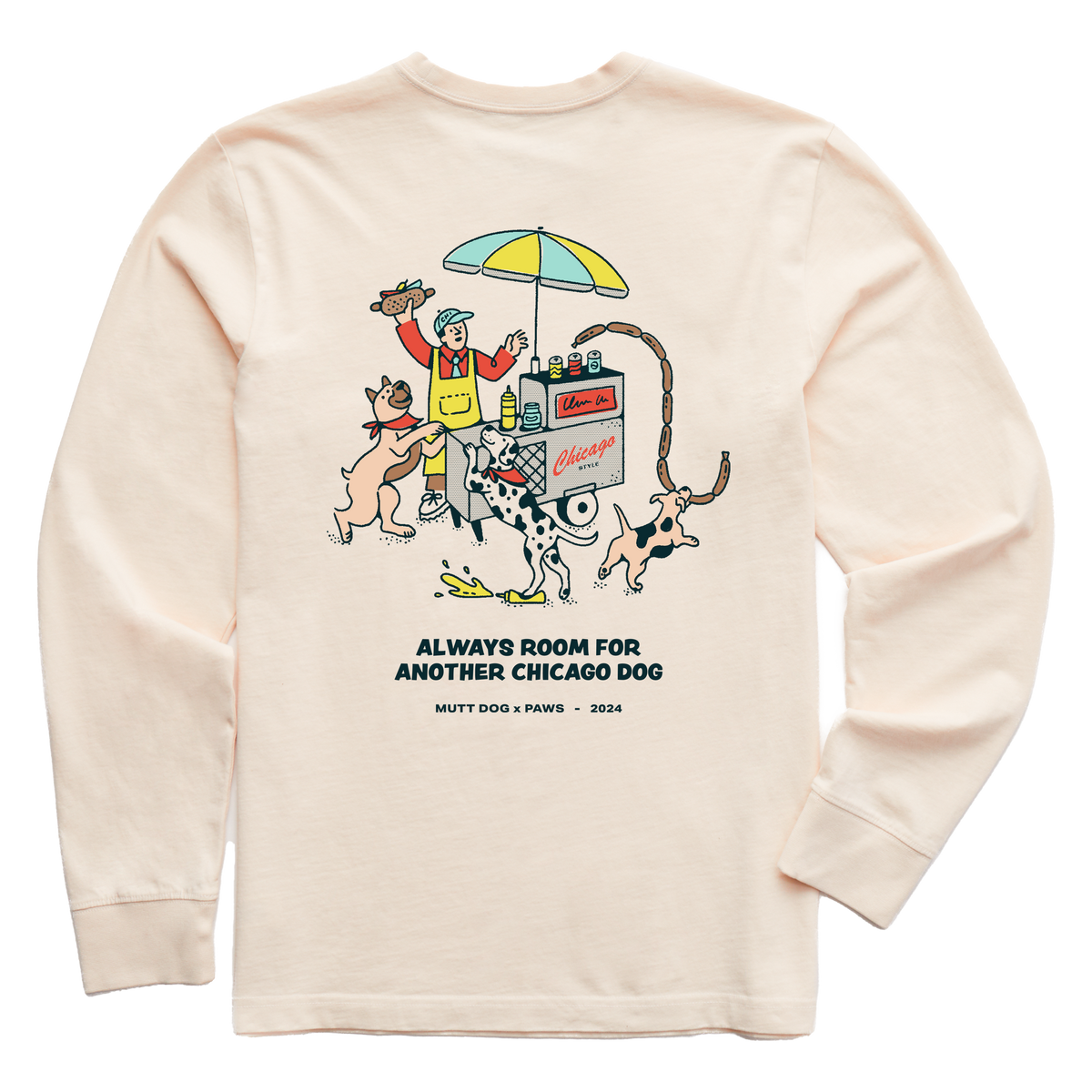 Paws x The Mutt Dog Long Sleeve T-Shirt