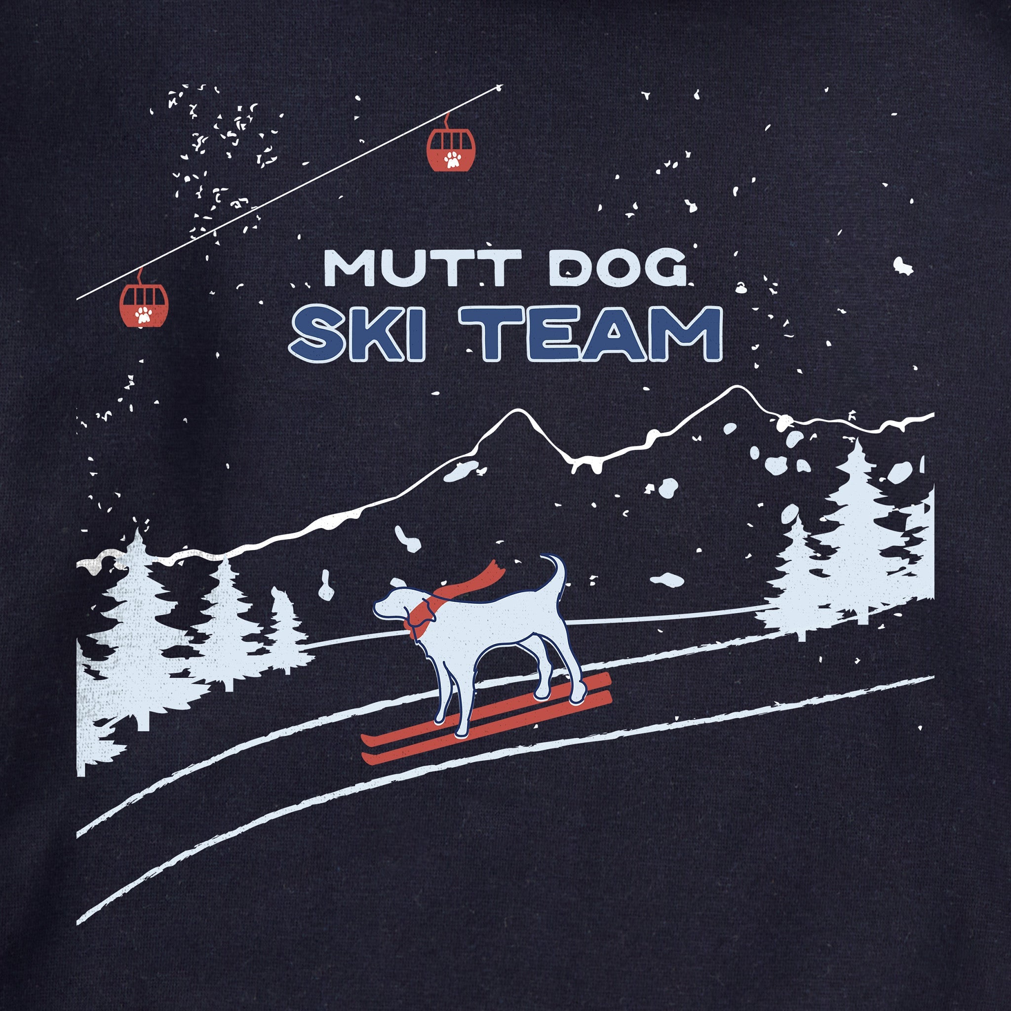 Mutt Dog Ski Team Crewneck