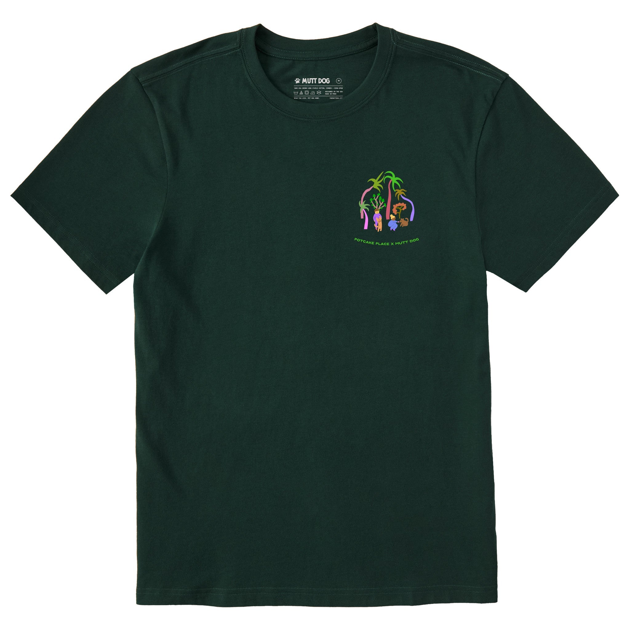 Mutt Dog Potcake Place Short Sleeve Tee