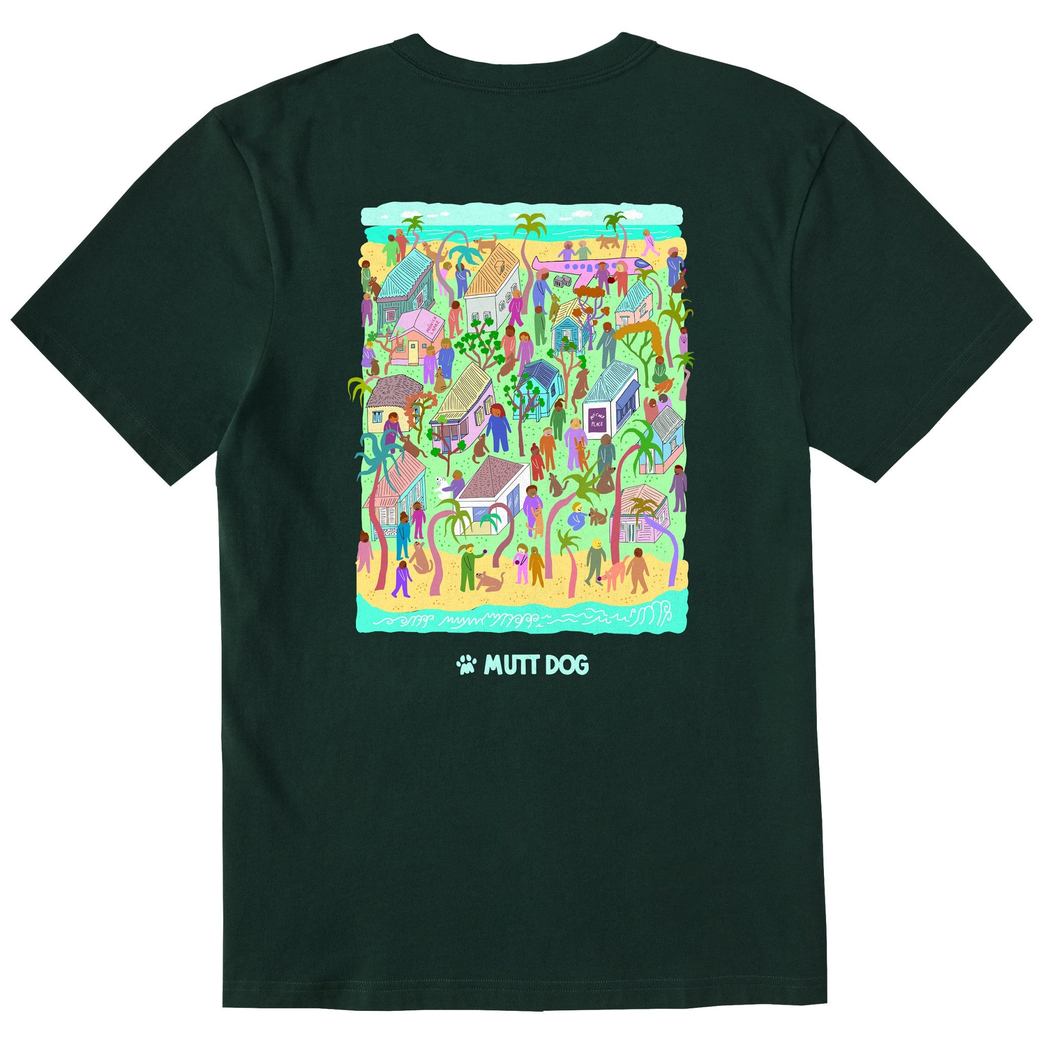Mutt Dog Potcake Place Short Sleeve Tee