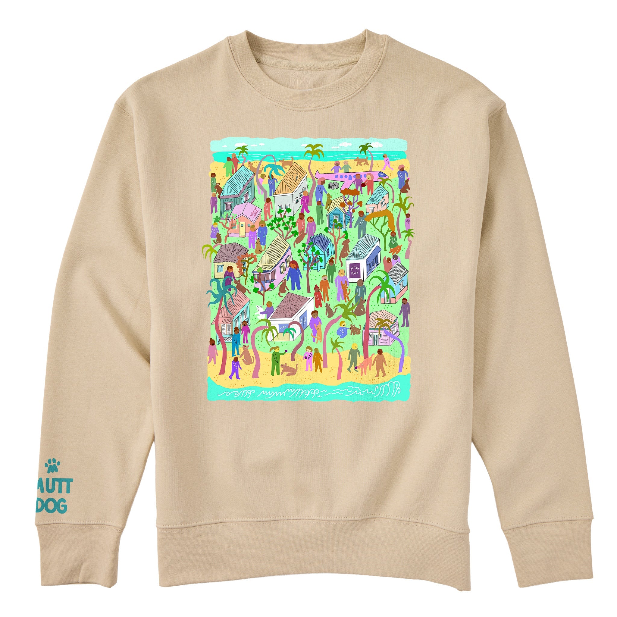 Mutt Dog Potcake Place Crewneck