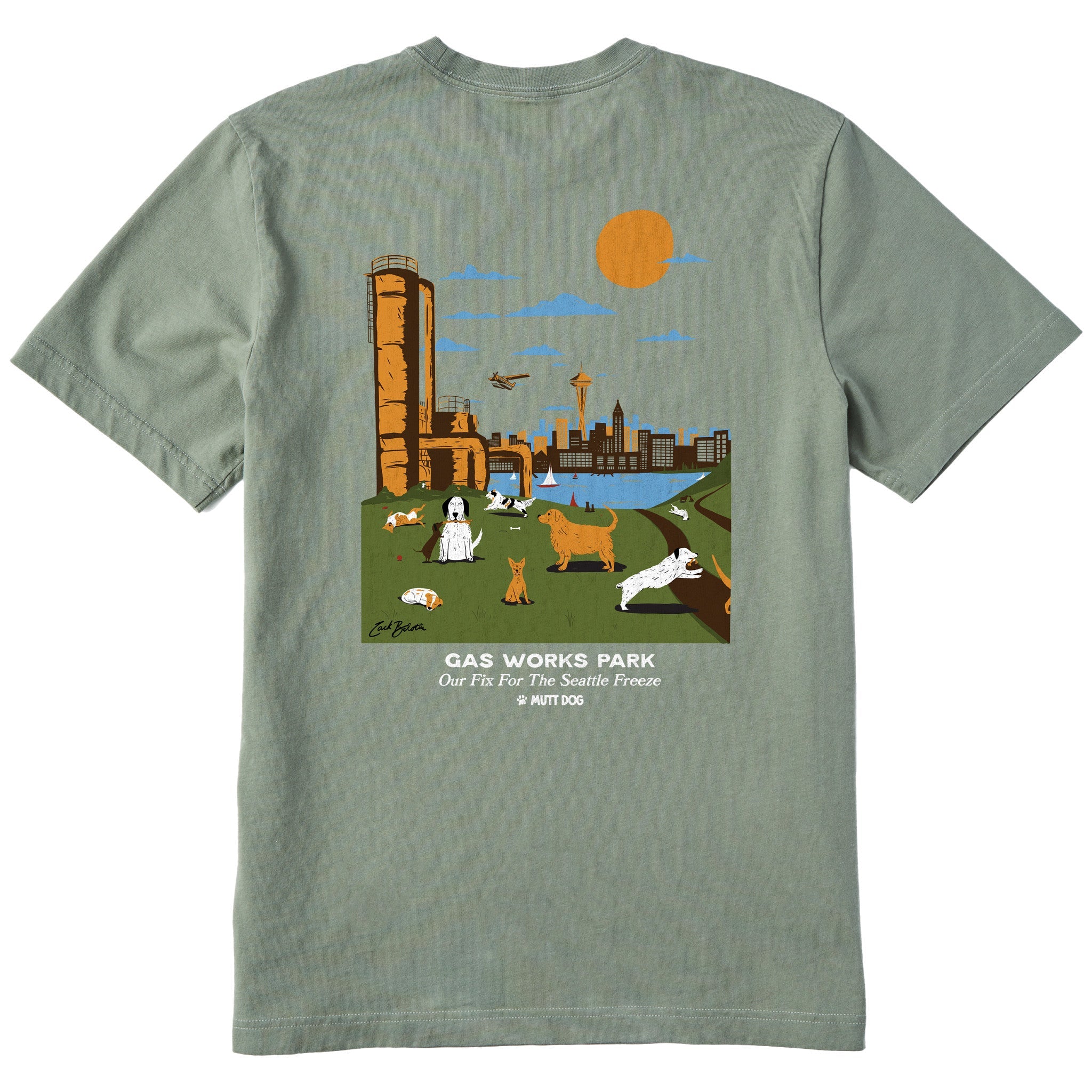 Pups in the Park: Gas Works Park Short Sleeve Tee