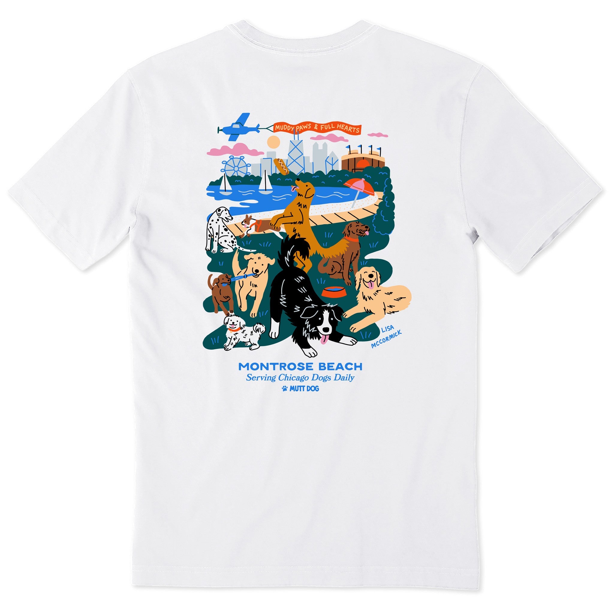 Pups in the Park: Montrose Beach tee