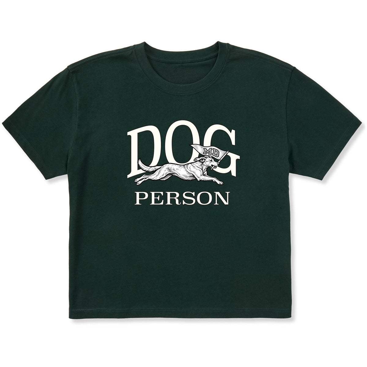 Dog Person Cropped Tee
