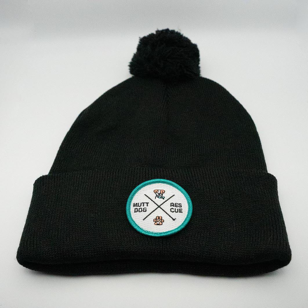 Mutt Dog Rescue Pom-Pom Beanie